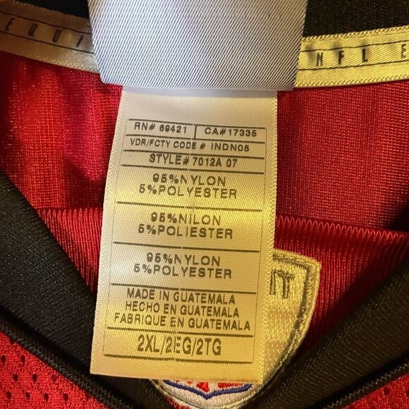 2007 ATLANTA FALCONS CRUMPLER #83 REEBOK PREMIER JERSEY - Picture 5 of 7